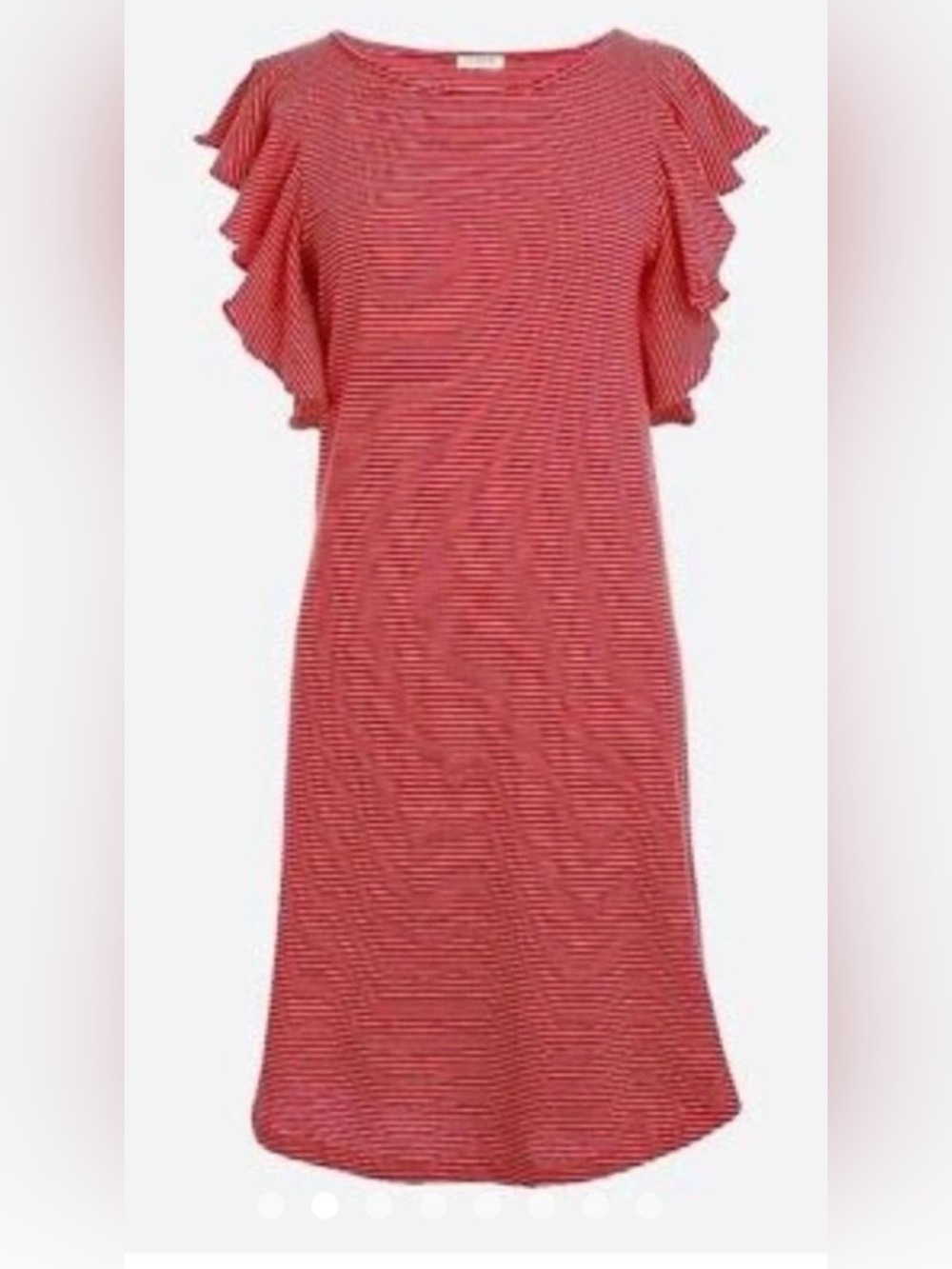 J. Crew Ruffle Sleeve knit dress